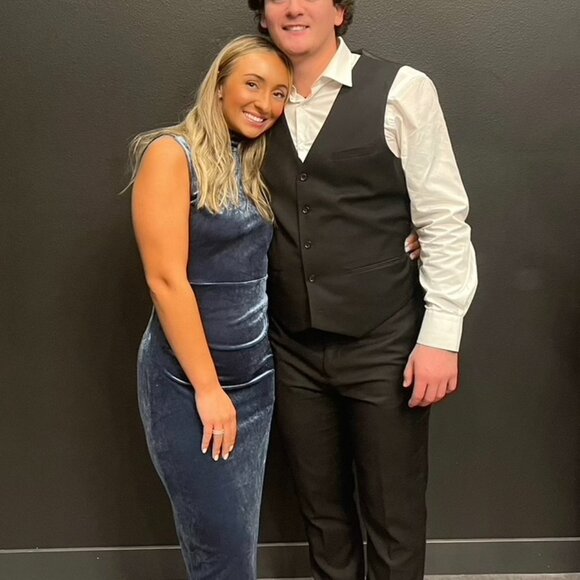 Backless Velvet Maxi Dress - Picture 4 of 4